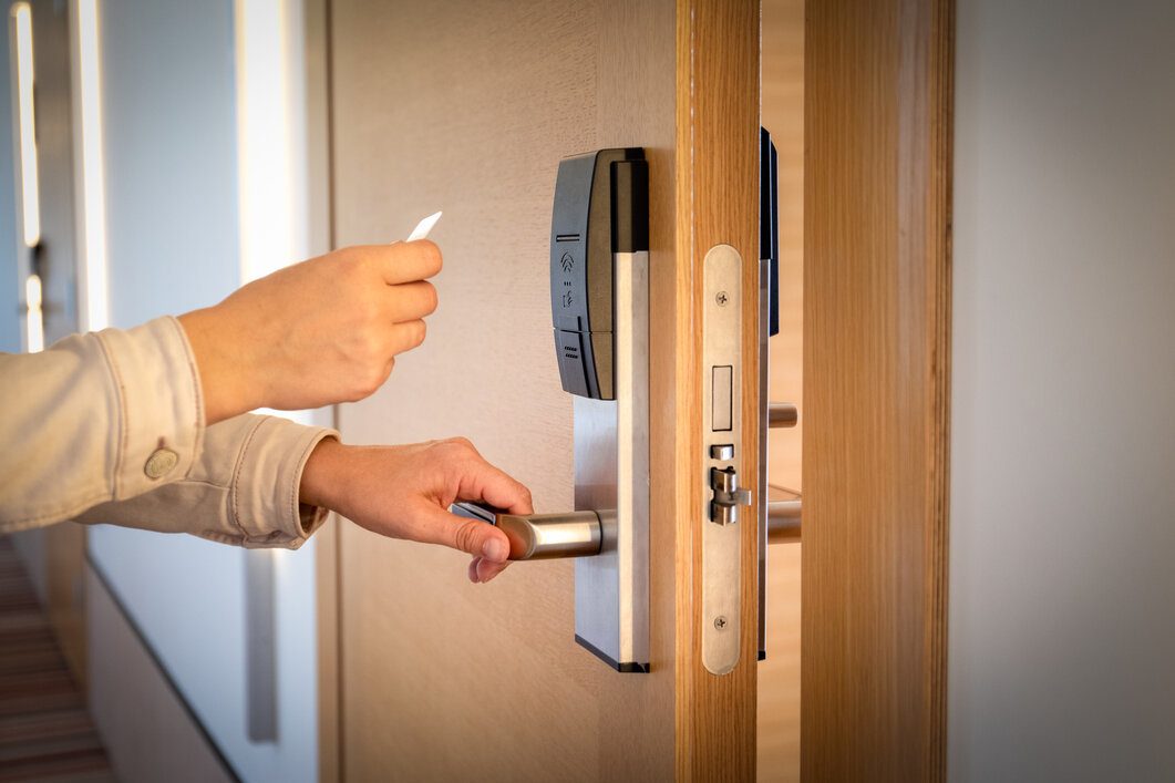 Electronic Security Lock installation in las Vegas 1 by Lock and Load Locksmith