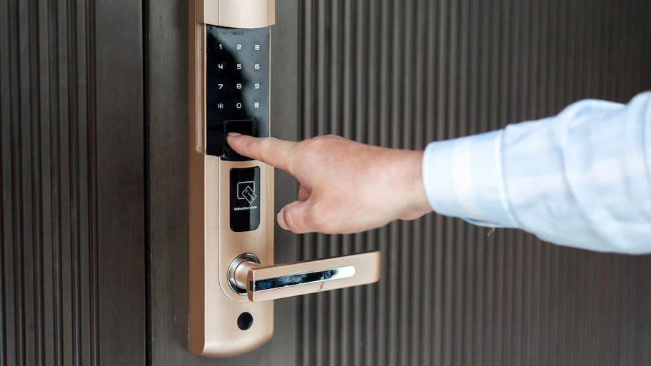 Security Lock installation in las Vegas 1 by Lock and Load Locksmith